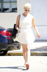 DIANNA AGRON Out Shopping in Beverly Hills