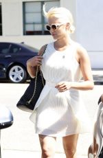 DIANNA AGRON Out Shopping in Beverly Hills
