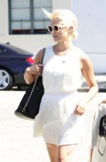 DIANNA AGRON Out Shopping in Beverly Hills