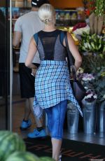 DIANNA AGRON Shopping at a Supermarket in Los Angeles