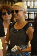 DIANNA AGRON Shopping at a Supermarket in Los Angeles