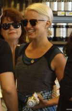 DIANNA AGRON Shopping at a Supermarket in Los Angeles