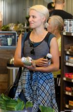 DIANNA AGRON Shopping at a Supermarket in Los Angeles