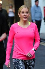 ELIE GOULDING at a Nike Commercial in London