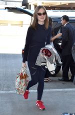 ELLE FANNING Arrives at Los Angeles International Airport 2109