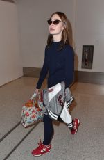 ELLE FANNING Arrives at Los Angeles International Airport 2109