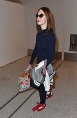 ELLE FANNING Arrives at Los Angeles International Airport 2109