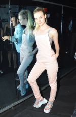 ELLE FANNING at 100% Lost Cotton Opening Ceremony in New York