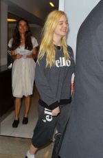 ELLE FANNING at LAX Airport in Los Angeles 0109