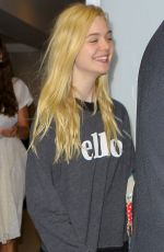 ELLE FANNING at LAX Airport in Los Angeles 0109