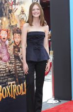 ELLE FANNING at The Boxtrolls Premiere in Hollywood