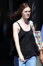 ELLE FANNING Out and About in Studio City 2309