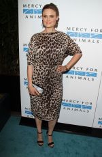 EMILY DESCHANEL at Mercy for Animals 15th Anniversary Gala in West Hollywood