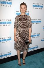EMILY DESCHANEL at Mercy for Animals 15th Anniversary Gala in West Hollywood