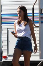 EMILY RATAJKOWSKI at We Are Your Friends Set in Hollywood