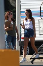 EMILY RATAJKOWSKI at We Are Your Friends Set in Hollywood
