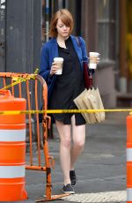 EMMA STONE Out and About in New York 1609