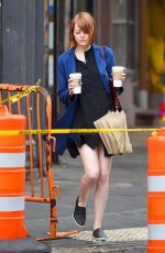 EMMA STONE Out and About in New York 1609