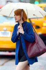 EMMA STONE Out and About in New York 1609