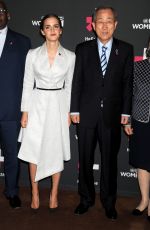 EMMA WATSON at Heforshe Campaign Launch at The United Nations in New York