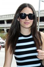 EMMY ROSSUM Arrives at LAX Airport in Los Angeles 0409