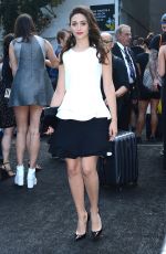 EMMY ROSSUM at Lincoln Center for the Performing Arts in New York
