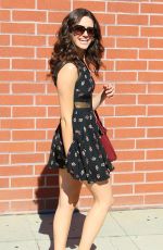 EMMY ROSSUM in Short Dress Out in Beverly Hills 2409