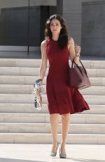 EMMY ROSSUM Leaves a Birthday Party at Milk Studios in Hollywood
