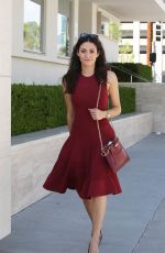 EMMY ROSSUM Leaves a Birthday Party at Milk Studios in Hollywood