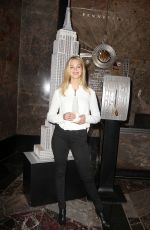ERIN HEATHERTON at Empire State Building in New York