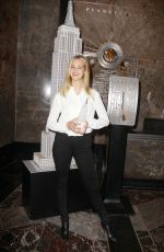 ERIN HEATHERTON at Empire State Building in New York