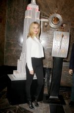 ERIN HEATHERTON at Empire State Building in New York