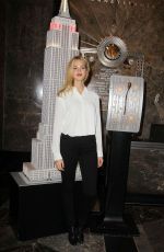 ERIN HEATHERTON at Empire State Building in New York