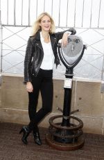 ERIN HEATHERTON at Empire State Building in New York