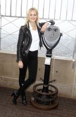 ERIN HEATHERTON at Empire State Building in New York