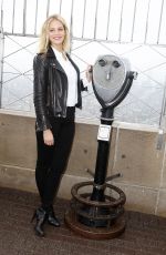 ERIN HEATHERTON at Empire State Building in New York