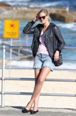 ERIN HEATHERTON Out and About at Bondi Beach in Sydney