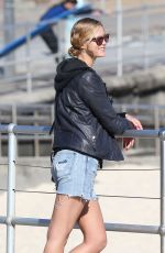 ERIN HEATHERTON Out and About at Bondi Beach in Sydney