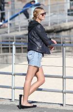 ERIN HEATHERTON Out and About at Bondi Beach in Sydney