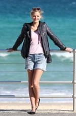 ERIN HEATHERTON Out and About at Bondi Beach in Sydney