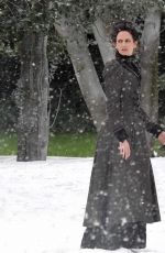 EVA GREEN on the Set of Penny Dreadful in Dublin