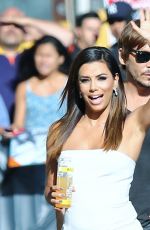 EVA LONGORIA Arrives at Jimmy Kimmel Live in Hollywood