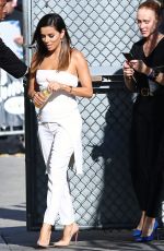 EVA LONGORIA Arrives at Jimmy Kimmel Live in Hollywood