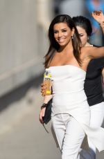 EVA LONGORIA Arrives at Jimmy Kimmel Live in Hollywood