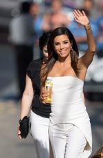 EVA LONGORIA Arrives at Jimmy Kimmel Live in Hollywood
