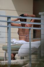 EVA LONGORIA in Bikini at a Pool in Miami