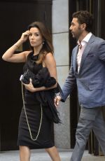 EVA LONGORIA Leaves Four Seasons Hotel in New York 0809