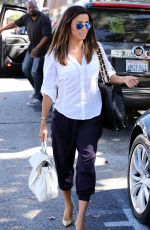 EVA LONGORIA Leaves Ken Paves Hair Salon in Los Angeles