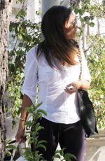 EVA LONGORIA Leaves Ken Paves Hair Salon in Los Angeles