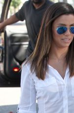 EVA LONGORIA Leaves Ken Paves Hair Salon in Los Angeles